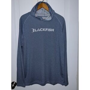 BLACKFISH Mens Long Sleeve Sun Shirt Hoodie UPF 50+ Protection Size 2XL
